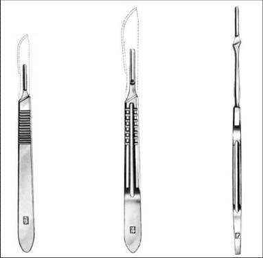 Surgical Instruments.Scalpels